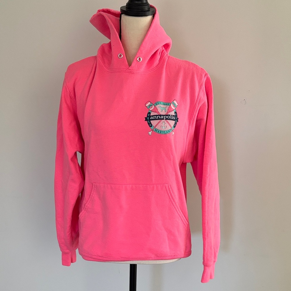 Jerzees NuBlend Bright Pink Hoodie